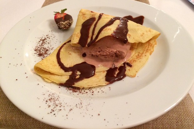 Mövenpick-Schokoladeeispalatschinken