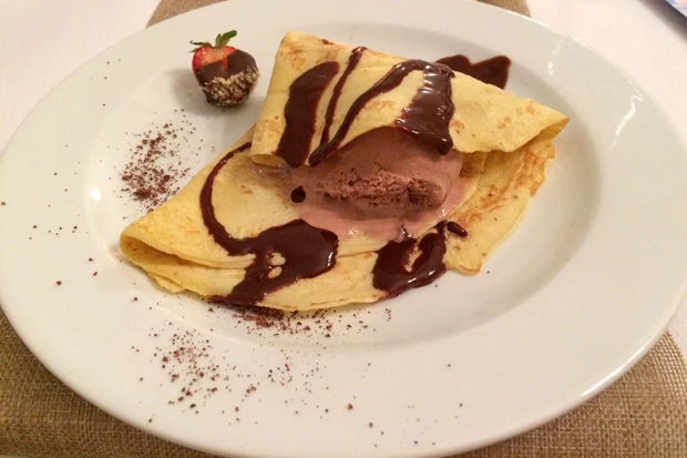 M&ouml;venpick-Schokoladeeispalatschinken