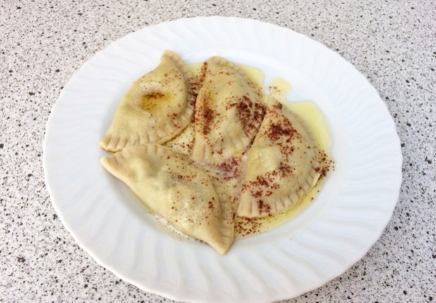 Nudeltaschen mit Bärlauch