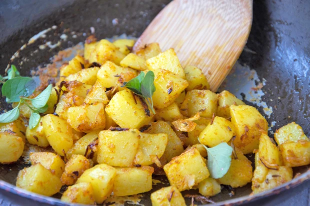 Orientalische Kartoffelw&uuml;rfel