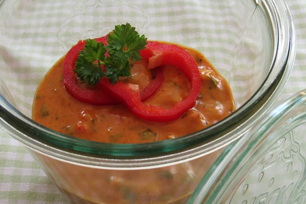 Pikante Paprika-Grillsauce
