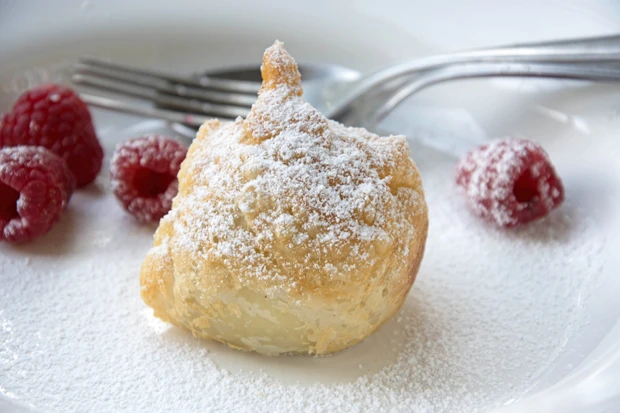 Frittiertes Eis