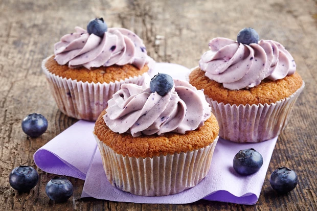 Heidelbeer-Cupcakes