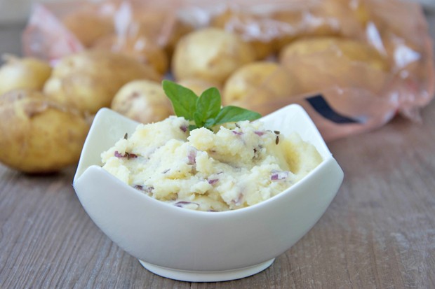 Erdäpfelkas mit Kümmel
