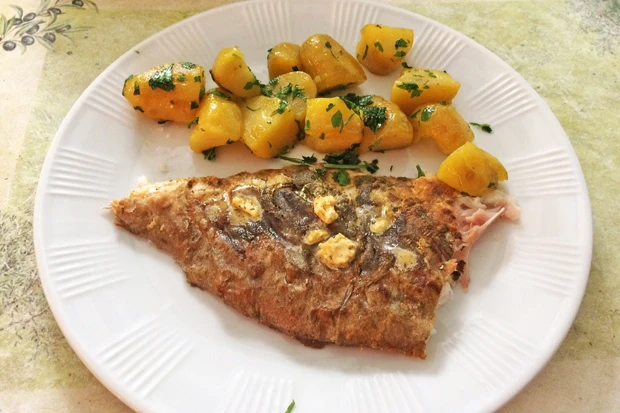 Gebratene Goldbrasse