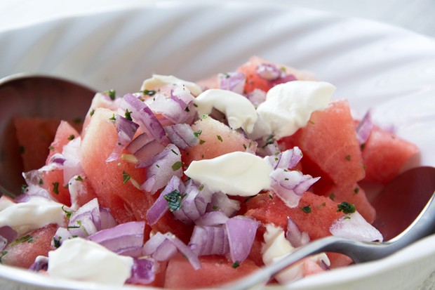 Wassermelonensalat