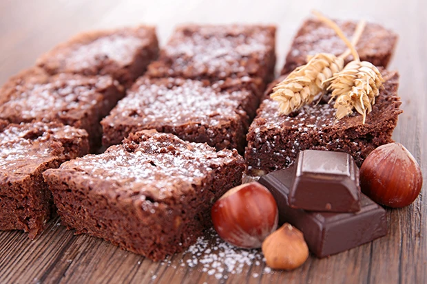 Schoko-Nuss-Brownie