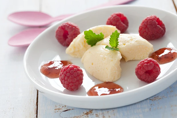 Weisses Schokoladenmousse