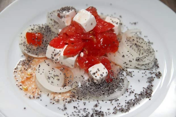 Ziegenkäse - Salat nach Waldviertler Art