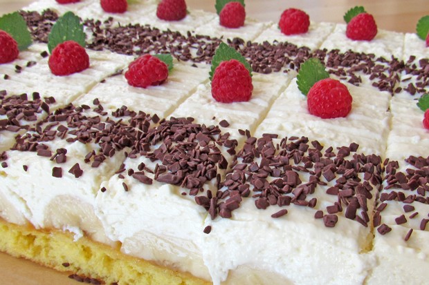 Bananenschnitten mit Mascarpone
