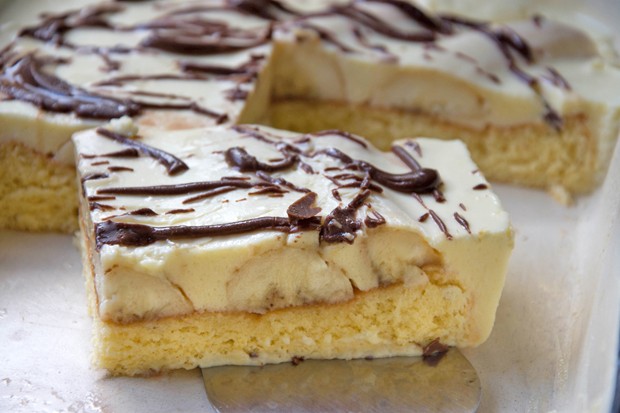 Bananenschnitten mit Mascarpone