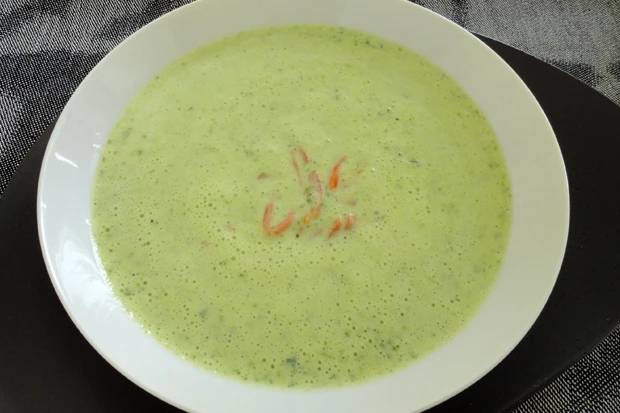 Kartoffelsuppe mit Lachs
