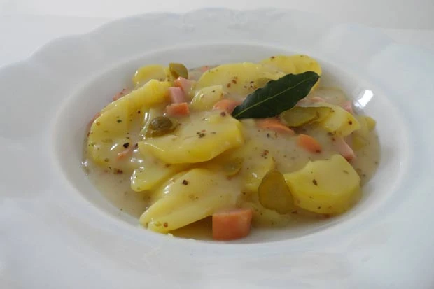 Eingebrannte Erdäpfel