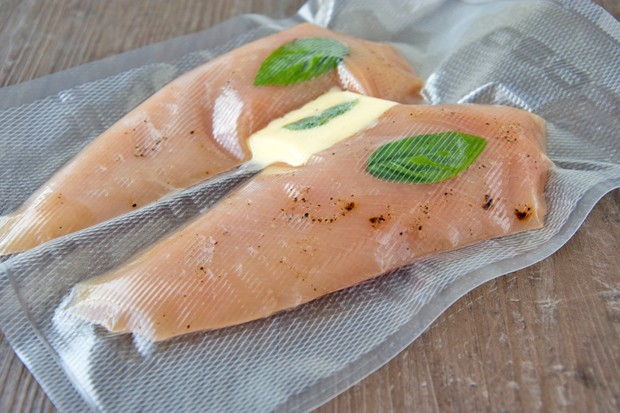 Saftige Hühnerbrust Sous Vide