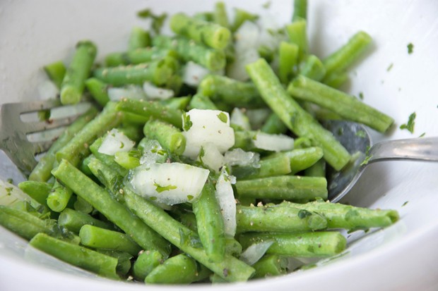 Schneller Fisolensalat