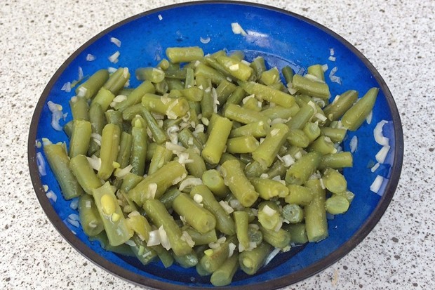 Schneller Fisolensalat