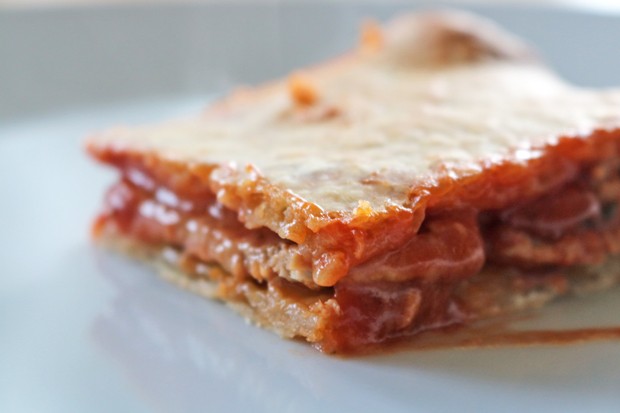 Schweinslungenbraten im Pizzateig
