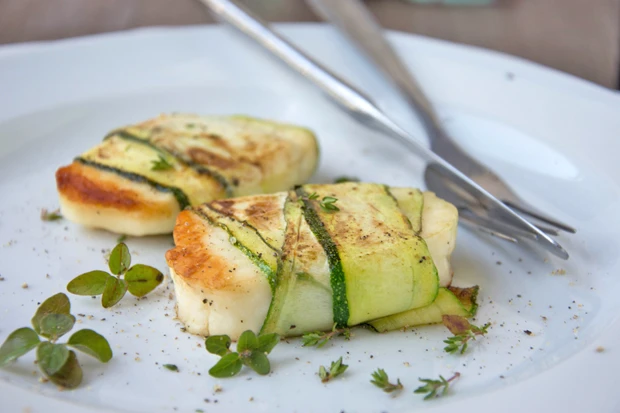 Gegrillter Halloumi