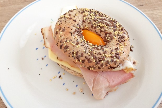 Frühstücksbagel