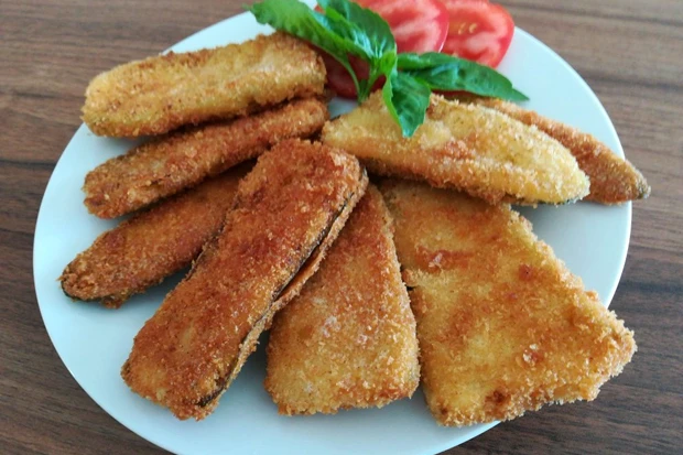 Panierte Zucchini