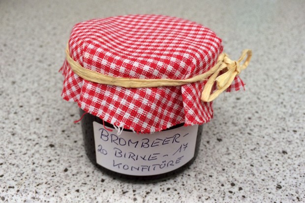 Brombeer-Birnen-Konfitüre
