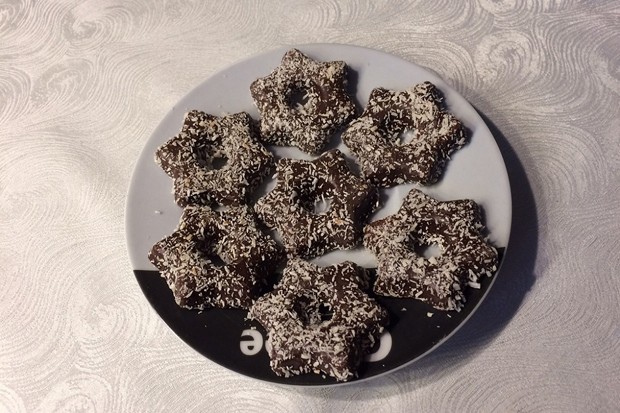 Schokokekse mit Kokos