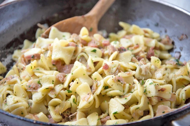 Selchfleischfleckerl