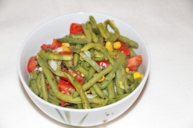 Bunter Fisolen - Salat