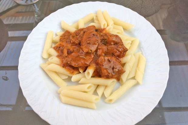 Geschnetzeltes nach italienischer Art