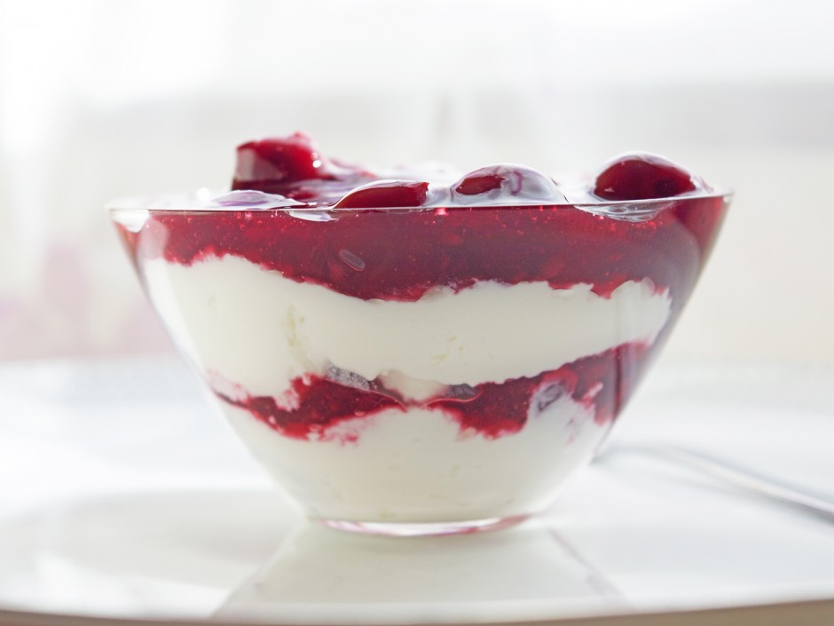Schnelles Grütze-Dessert