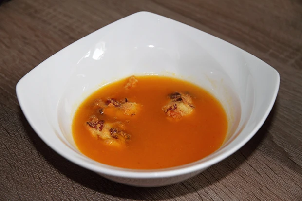 Fruchtige Paprika - K&uuml;rbis - Suppe