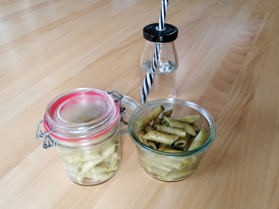 Pasta mit Brennnesselpesto