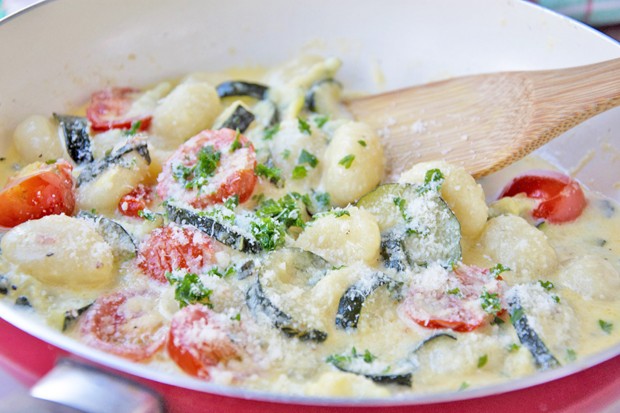 Gnocchi-Zucchini-Pfanne