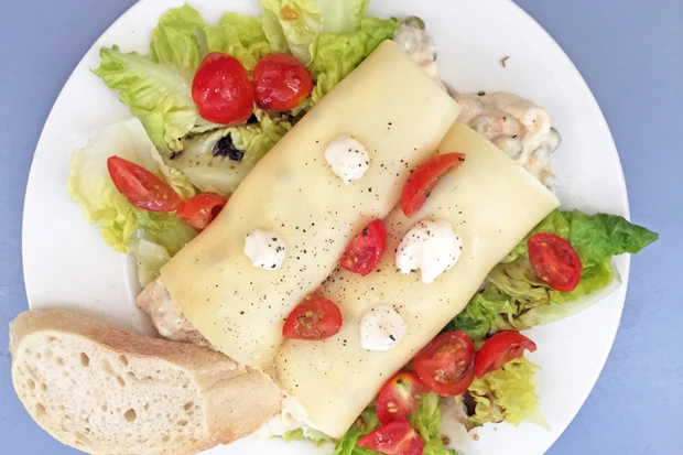Vegetarische K&auml;serollen