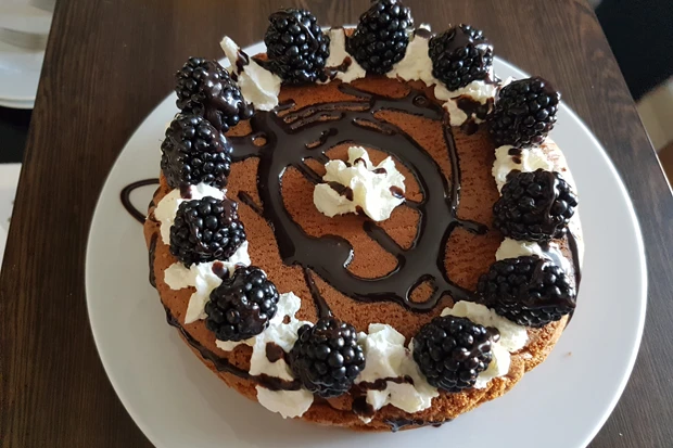 Schoko-Brombeer-Torte