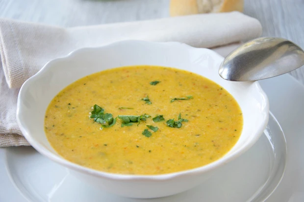 Kürbis-Zucchinicreme-Suppe