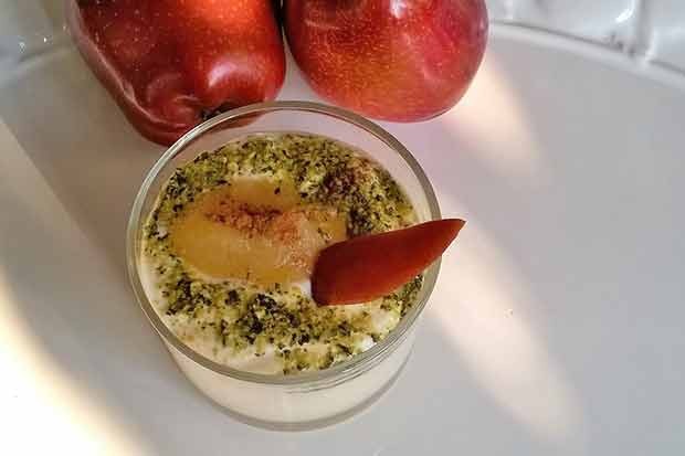 Apfel-Pistazien-Joghurt