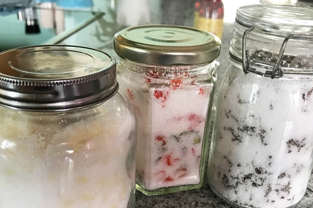 Chilli Knoblauch Lavendelsalz
