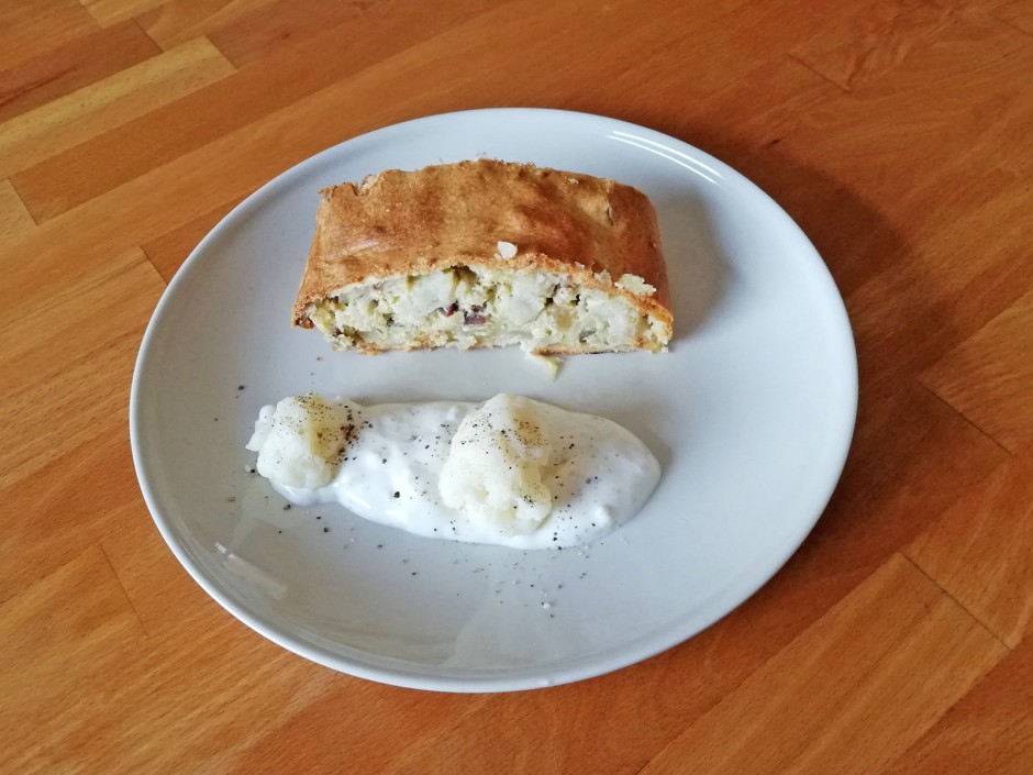Karfiol - Gorgonzola - Strudel