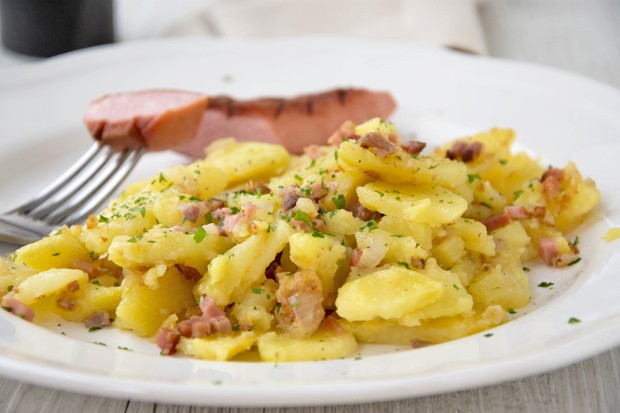 Speck-Erdäpfel - Rezept