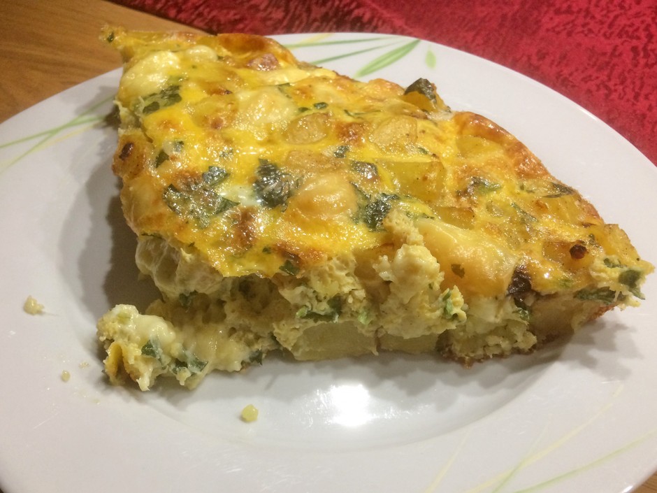Käse-Erdäpfelomelette