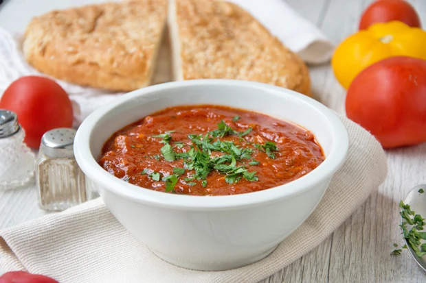 Tomatensuppe orientalisch