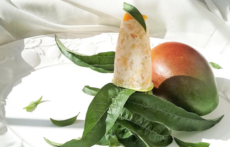Mango-Joghurt-Eis am Stiel
