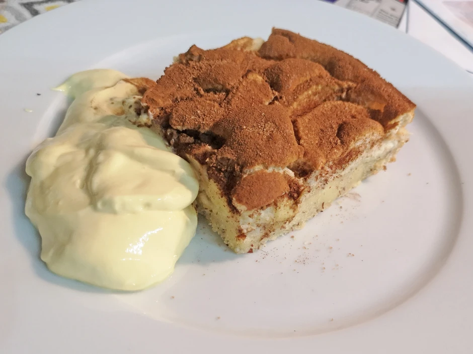 Apfelauflauf mit Zimt