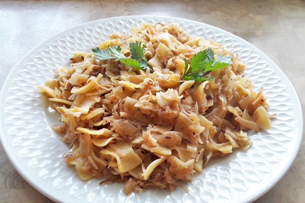 Krautfleckerl ohne Zucker