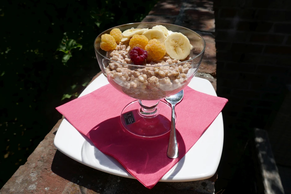 Buchweizen-Bananen-Porridge