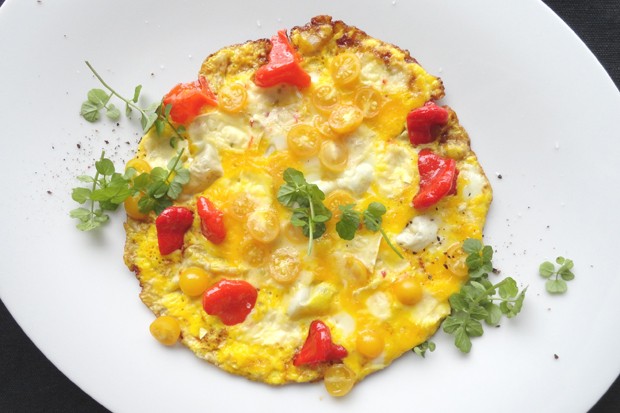 Paprika - Tomaten Frühstück