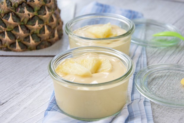 Ananas - Vanille-Creme - Rezept