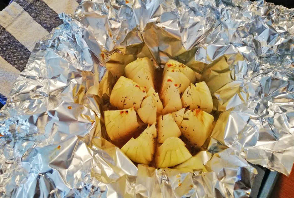 Gegrillte Honig - Zwiebel