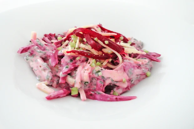 Rote R&uuml;ben-K&auml;se-Salat